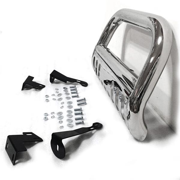 Stainless Steel Front Bumper Bull Bar Grille Guard for 05-12 Nissan Pathfinder Silver