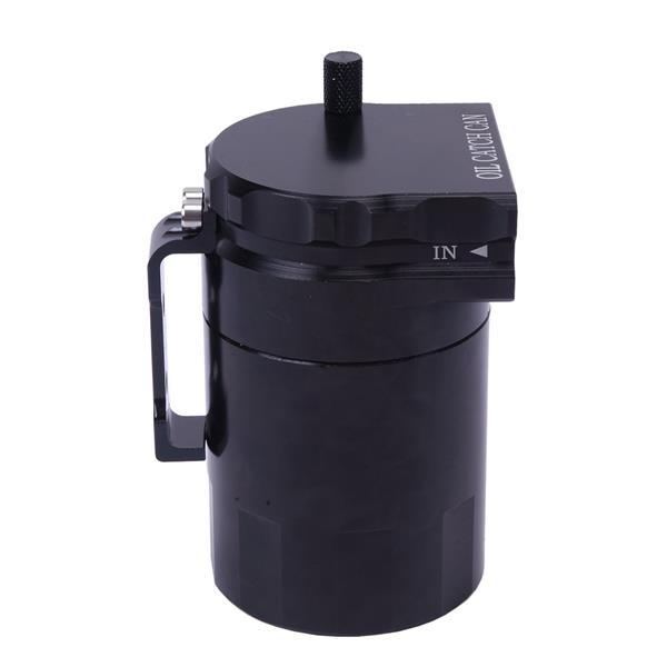 300mL Round Oil Catch Tank and Hardware Black