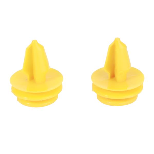 10pcs High-Strength Plastic Push Type Door Trim Liftgate Panel Clips OEM 6502991 Yellow