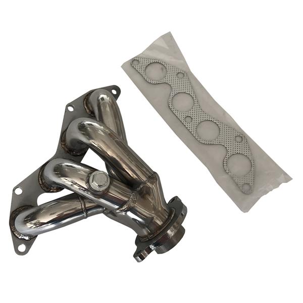 （亚马逊禁售）排气歧管  1.5" / 2.25" Stainless Steel Header for Honda Civic 01-05 EX  AGS0147-2