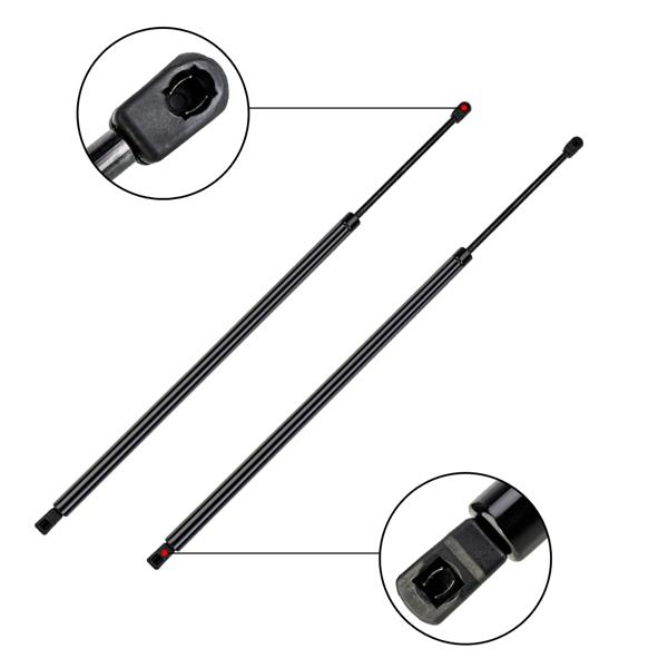 2 Glass Lift Supports Struts Shock -6238