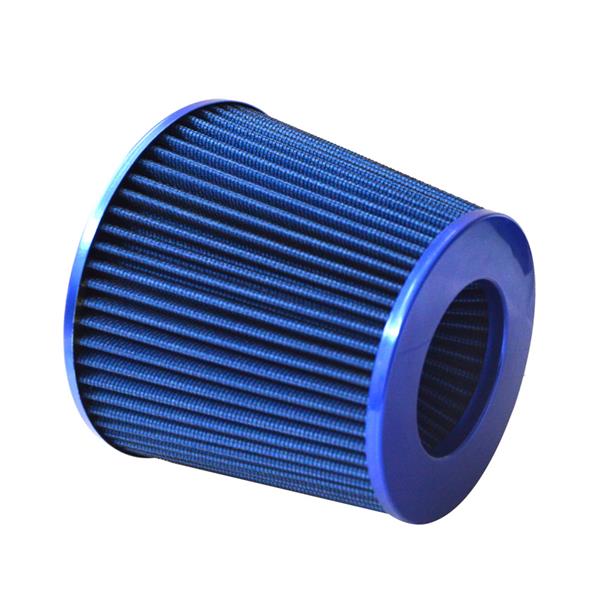 4 Inch Inlet Short Air Filter 102mm Blue