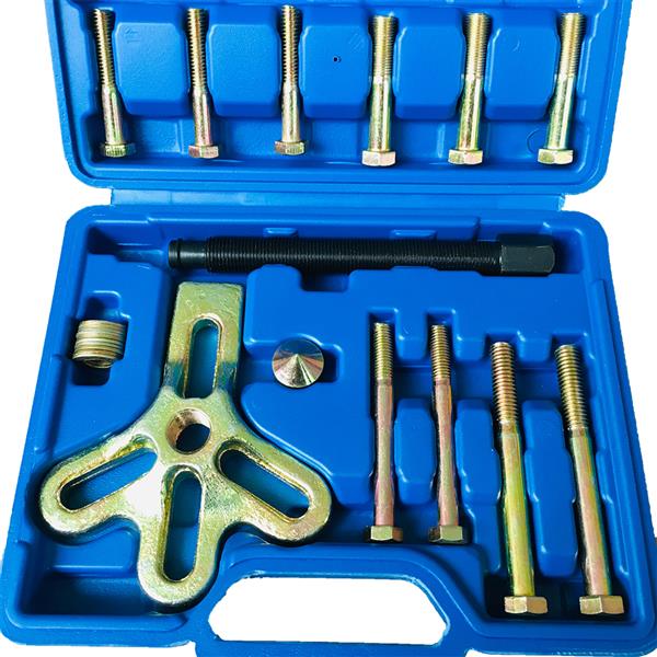 13Pcs Harmonic Balancer Puller Set Steering Wheel Puller Gear Puller Tool Kit