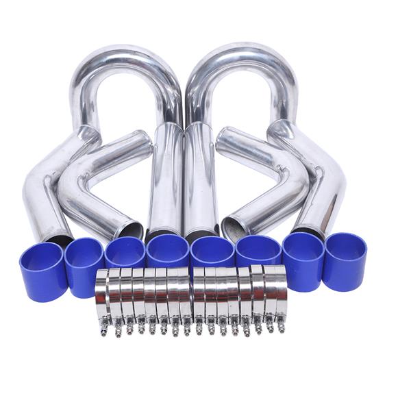 3 Inch 8pcs Universal Polishing Aluminum Tube Set Blue