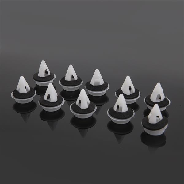 40x White Mudguard & Spoiler Rear Side Moulding Retainer Clip For Lexus SC430