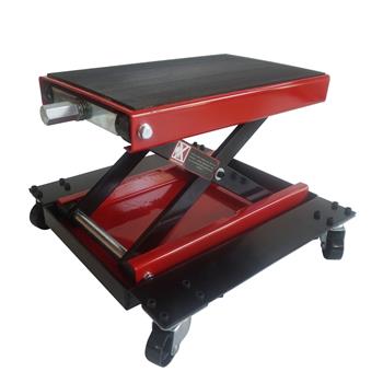 1100lb Movable Motorcycle Lift Red