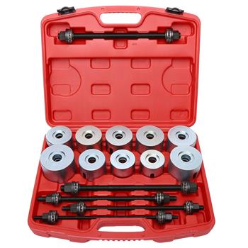 27pcs Universal Press & Pull Sleeve Kit Bush Bearing Removal Insertion Tool Set