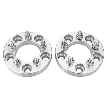 2Pc 1\\" Thick 5x4.5 to 5x100 Wheel Spacers Adapter For Chevrolet Toyota Camry