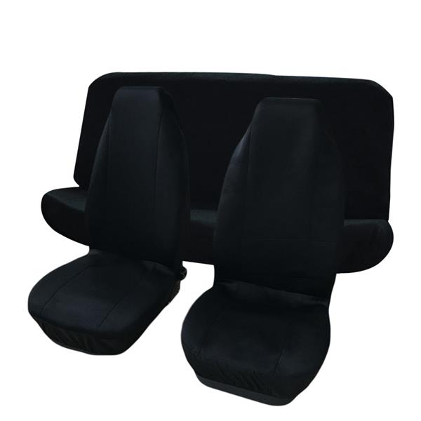 4pcs General Seasons One-piece 5 Seats Car Seat Covers Set Black