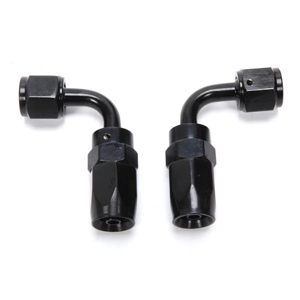 4AN 20-Foot Universal Black Fuel Pipe   10 Black Connectors