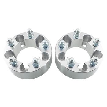 2pcs Professional Hub Centric Wheel Adapters for Jeep Liberty 2006-2012/Wrangler 1997-2006/Cherokee 1995-2001/Grand Cherokee 1995-1998 Silver