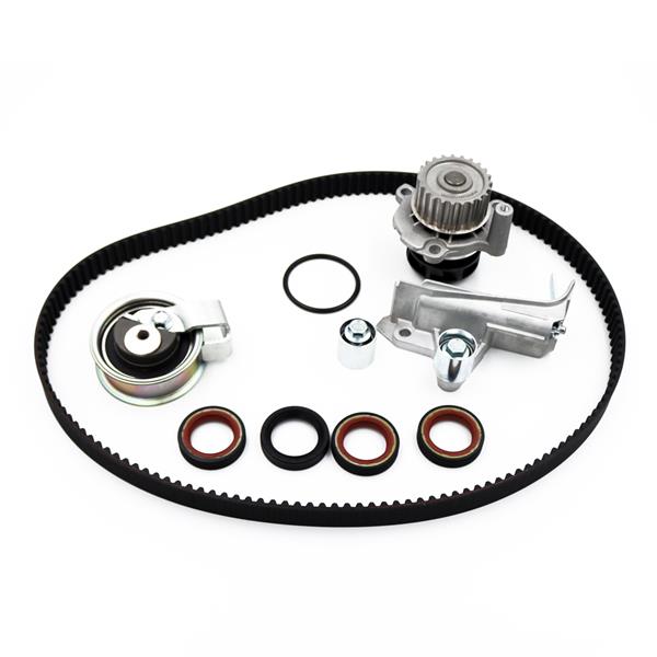 4pcs Professional Timing Belt & Water Pump Kit with Hydraulic Tensioner for Volkswagen Passat Audi A4 Quattro 1.8L 01-06