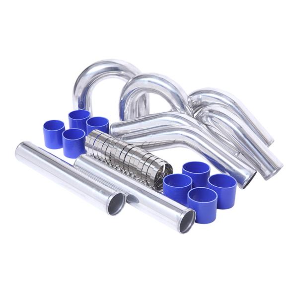 3 Inch 8pcs Universal Polishing Aluminum Tube Set Blue