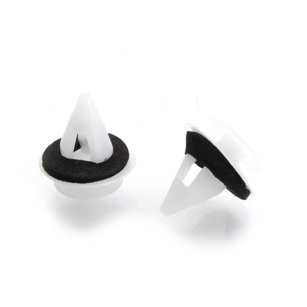 40x White Mudguard & Spoiler Rear Side Moulding Retainer Clip For Lexus SC430