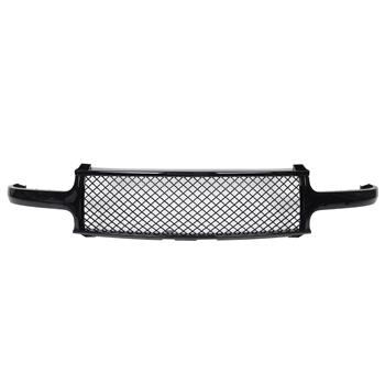 ABS Plastic Car Front Bumper Grille for1999-02 Chevy Silverado/2000-2006 Suburban/Tahoe Coating QH-CH-003 Black