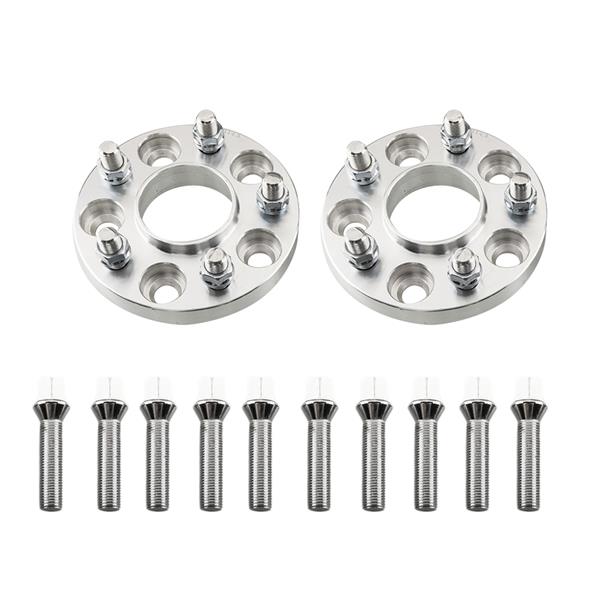 2pcs Professional Hub Centric Wheel Adapters for Audi A4 2008-2014 Mercedes-Benz 1994-2014 Maybach 2005-2012 Silver