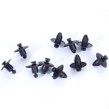 10pcs High Quality Plastic Clips Retainer OEM WX68DX9-AA Black