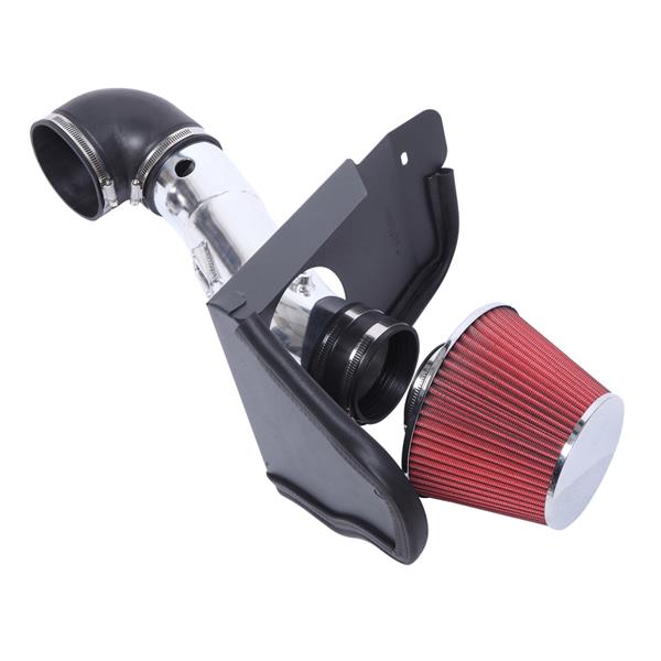 3.5" Air Intake Kit For Ford Mustang GT 2005-2009 V8 4.6L Red