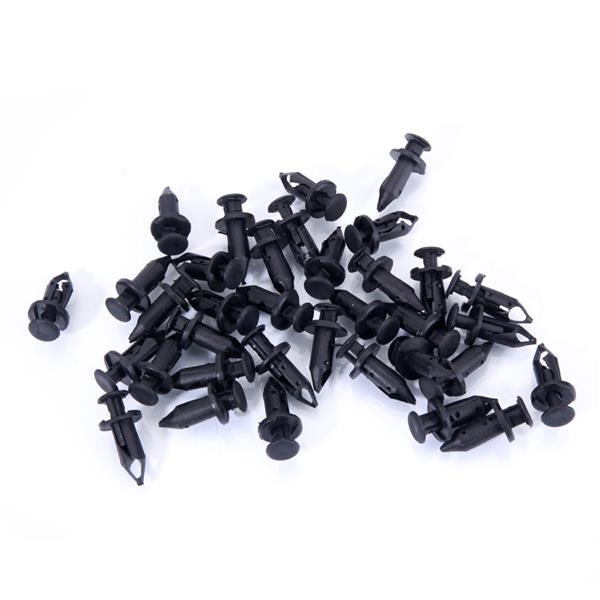 1 Set/35pcs Plastic Fender Clips OEM ATV Black