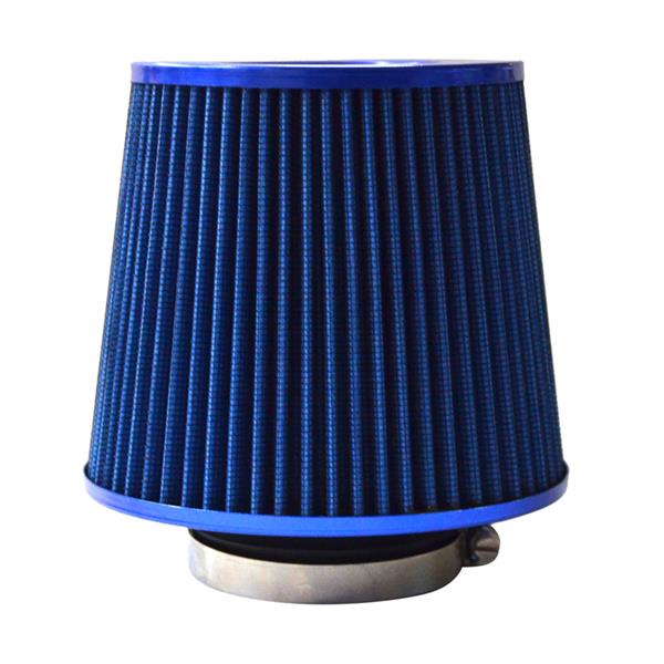 4 Inch Inlet Short Air Filter 102mm Blue