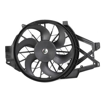 Radiator & Condenser Single Cooling Fan Assembly For Ford 99-04 Mustang 3.8