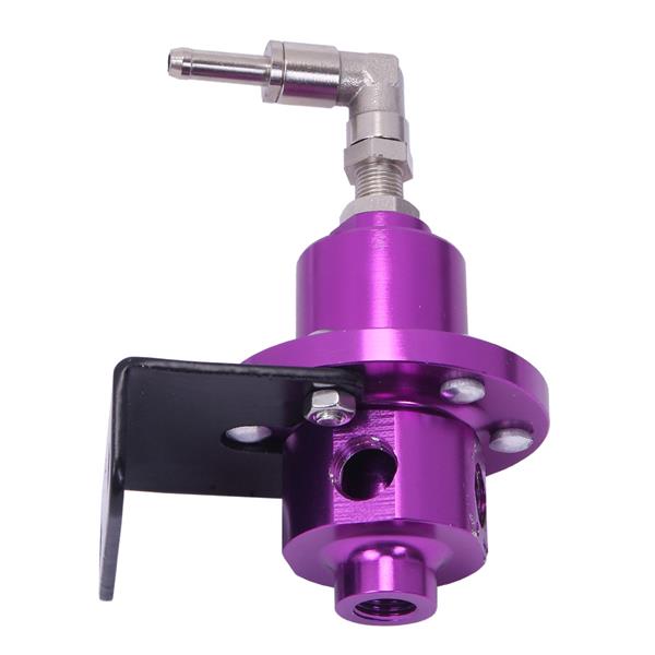 Fuel Pressure Regulator with Kpa Oil Gauge Kit Purple