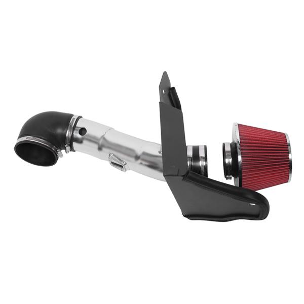 3.5" Air Intake Kit For Ford Mustang GT 2005-2009 V8 4.6L Red