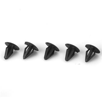 Fit Toyota 90 91 92 10x New Black Plastic Fastener Retaining Clip Rivet Retainer