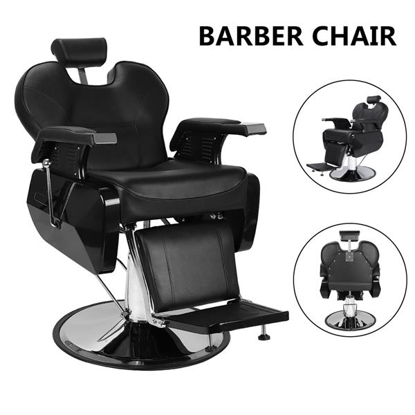 Professional Salon Barber Chair 8702A Black （Part B）