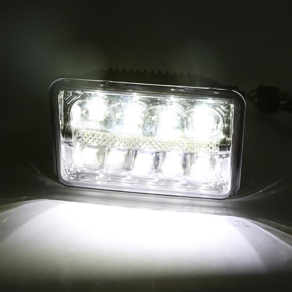 6" 45W 6000-6500K White Light IP67 Waterproof LED Headlight for Motorcycles 