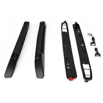 2pcs Professional Portable Roof Racks for 05-19 Toyota Tacoma Double Cab Black