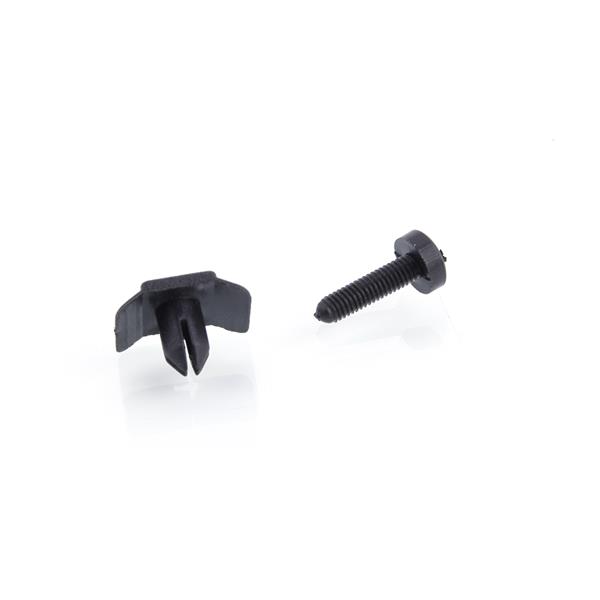 10pcs Fastener Plastic Rivet Black Retainer Clip Fits Nissan #66824-W1000