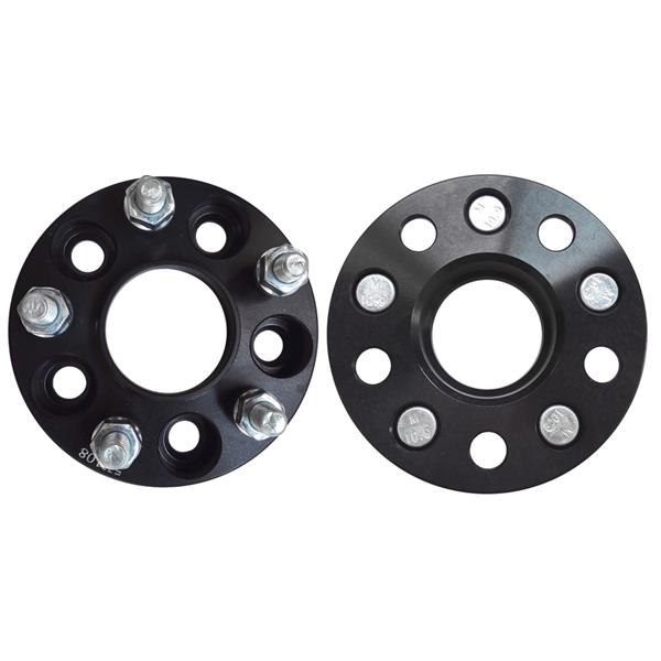 2pcs 20mm 5x108 PCD 63.3CB Thread 12x1.5 Spacers for Ford Focus/Mondeo