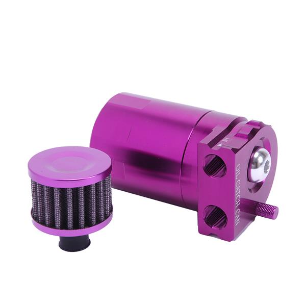 Round Oil Catch Tank Oil Catch Tank with Air Filter Purple