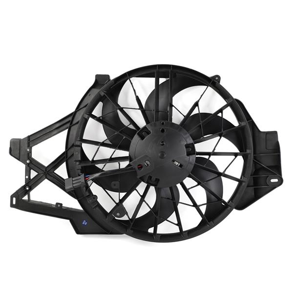 Radiator & Condenser Single Cooling Fan Assembly For Ford 99-04 Mustang 3.8
