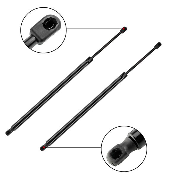 2 Glass Lift Supports Struts Shock -6108