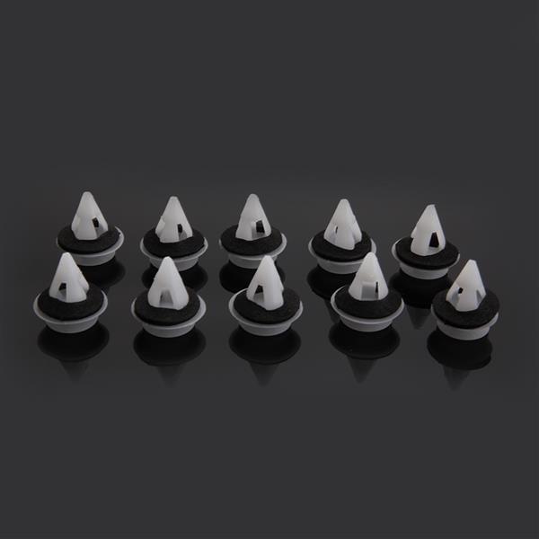 40x White Mudguard & Spoiler Rear Side Moulding Retainer Clip For Lexus SC430