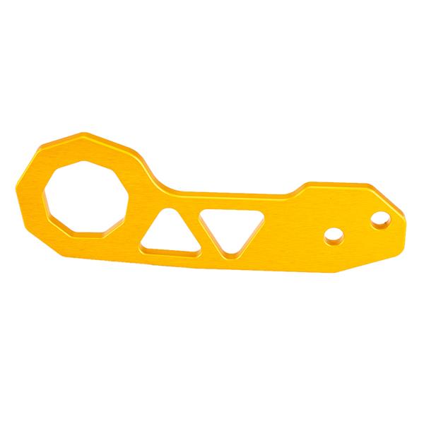 Specialized Aluminum Alloy Triangle Car Rear Tow Hook for Common Car Yellow