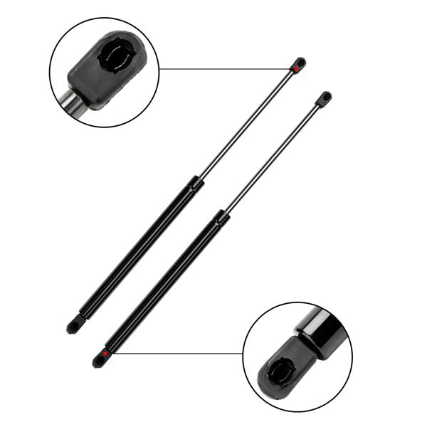 2 Glass Lift Supports Struts Shock -4592