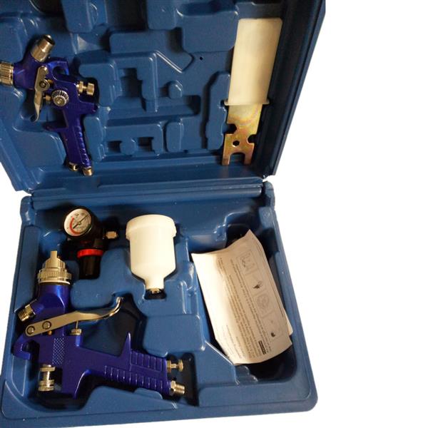Gravity Feed Spray Gun Kit Blue
