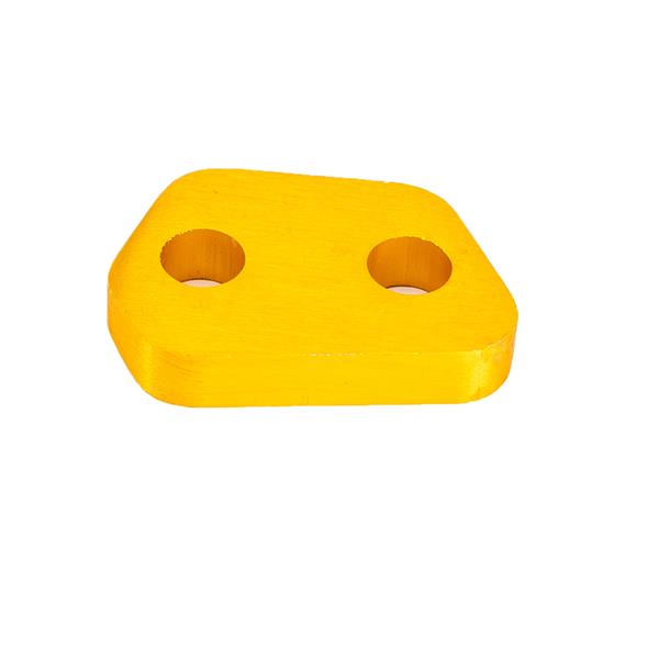 Specialized Aluminum Alloy Triangle Car Rear Tow Hook for Common Car Yellow