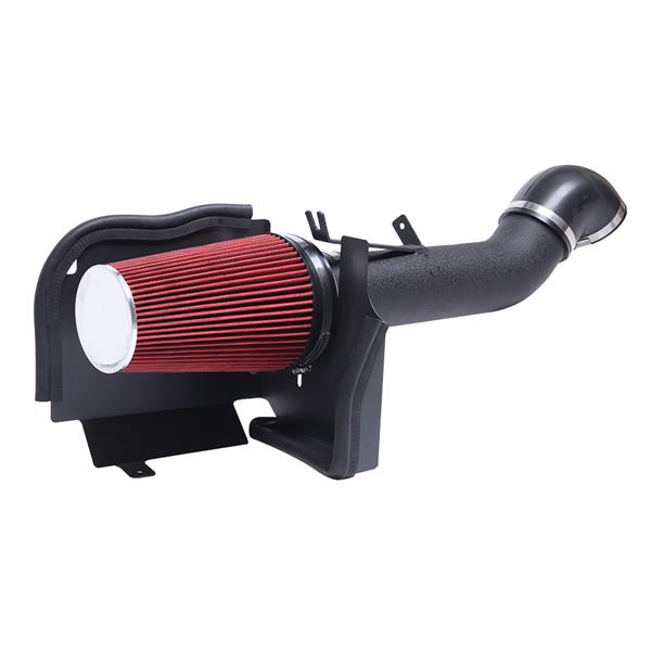 4" Intake System Kit for GMC/Chevrolet 1999-2006 V8 4.8L/5.3L/6.0L Black   Red