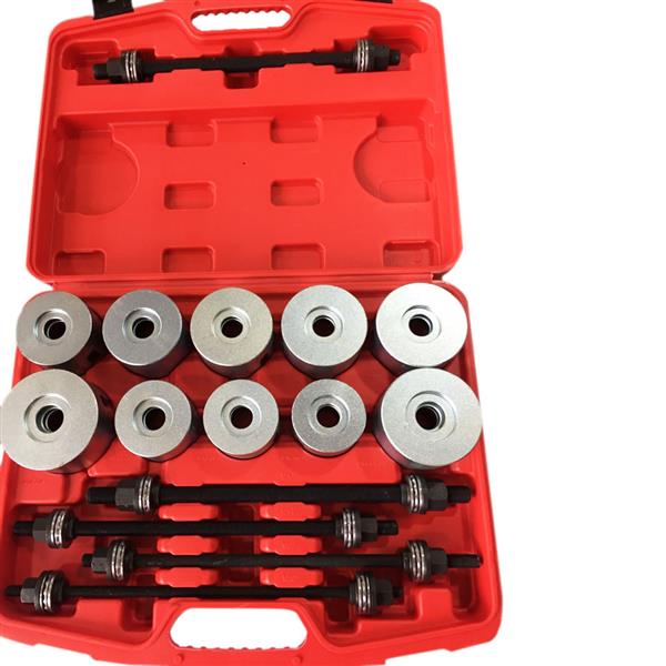 27pcs Universal Press & Pull Sleeve Kit Bush Bearing Removal Insertion Tool Set