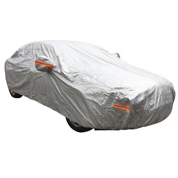 CPP Soft Aluminum Outdoor Waterproof Snow Sun Rain Ice UV Resistance Reflective Strip Car Cover with