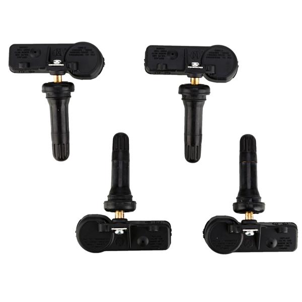 4pcs New GMC Cadillac Buick TPMS Tire Pressure Monitoring Sensors Black