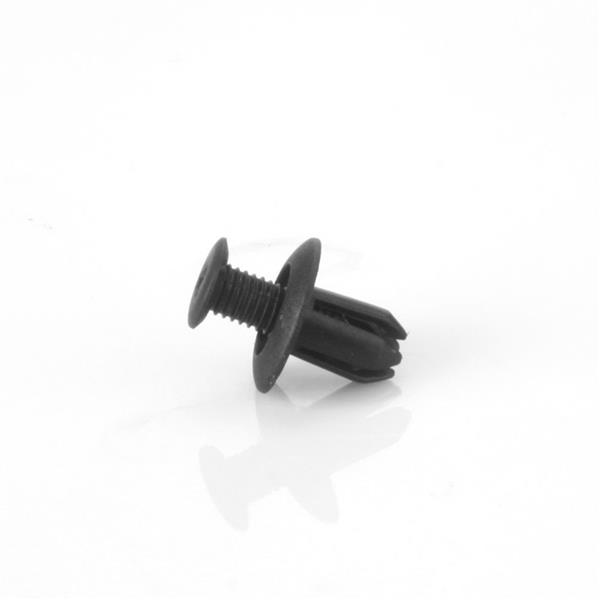 10x New Black Plastic Nylon Fastener Rivet Push-Type Retainer Clip FOR Mazda