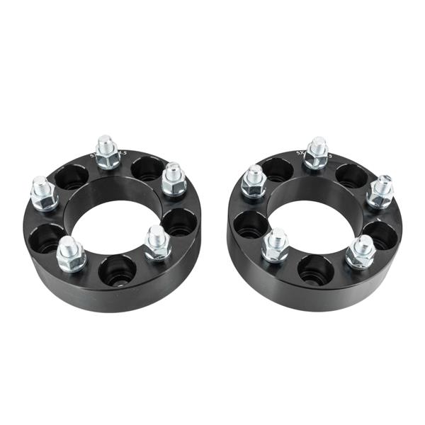 2pcs Professional Hub Centric Wheel Adapters for Ford 1995-2014 Lincoln 1991-2013 Jeep 1986-2012 Black