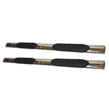 1 Pair of Side Step Nerf Bars for 2007-2018 Chevy Silverado 1500 2500 3500 Crew Cab Chrome