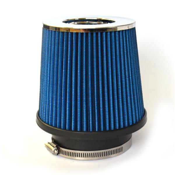 3 Inch Inlet Short Air Filter 76mm Blue