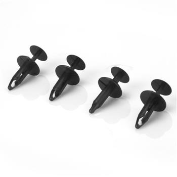 10PCS Nylon Push-Type Fascia Retainer Fastener Rivet Clips Fit Ford